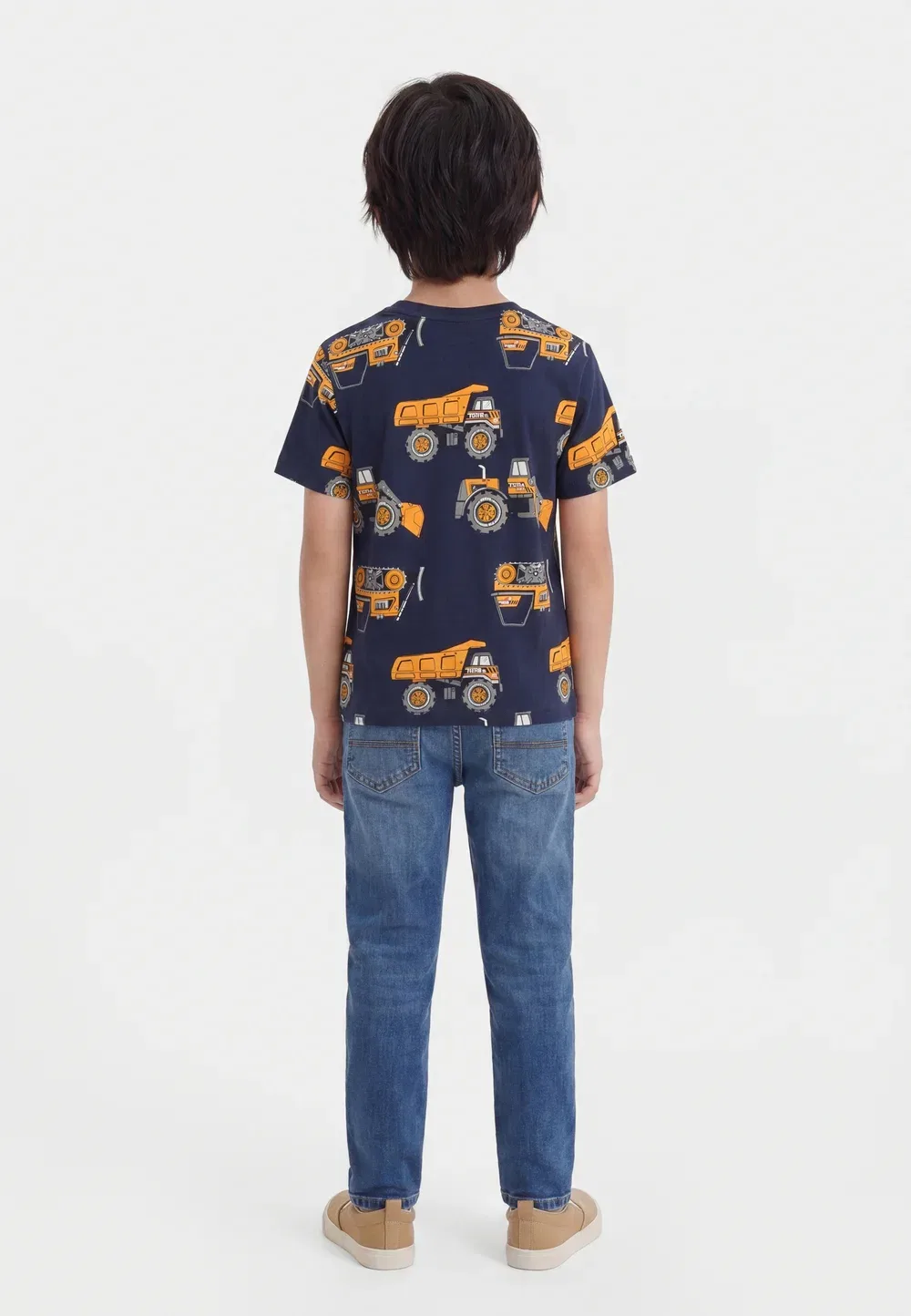 Nmmjimmy tonka ss nreg top cplg - print t-shirt Name It, Navy Blazer — фото 2