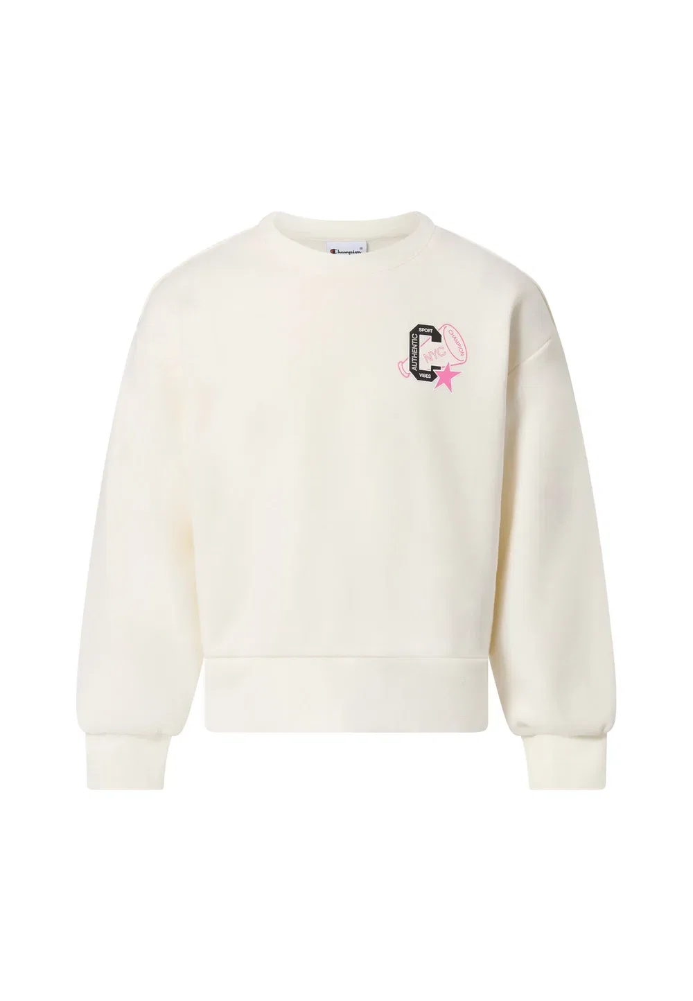 Стандартный крой - толстовка Champion, Off-White — фото 4