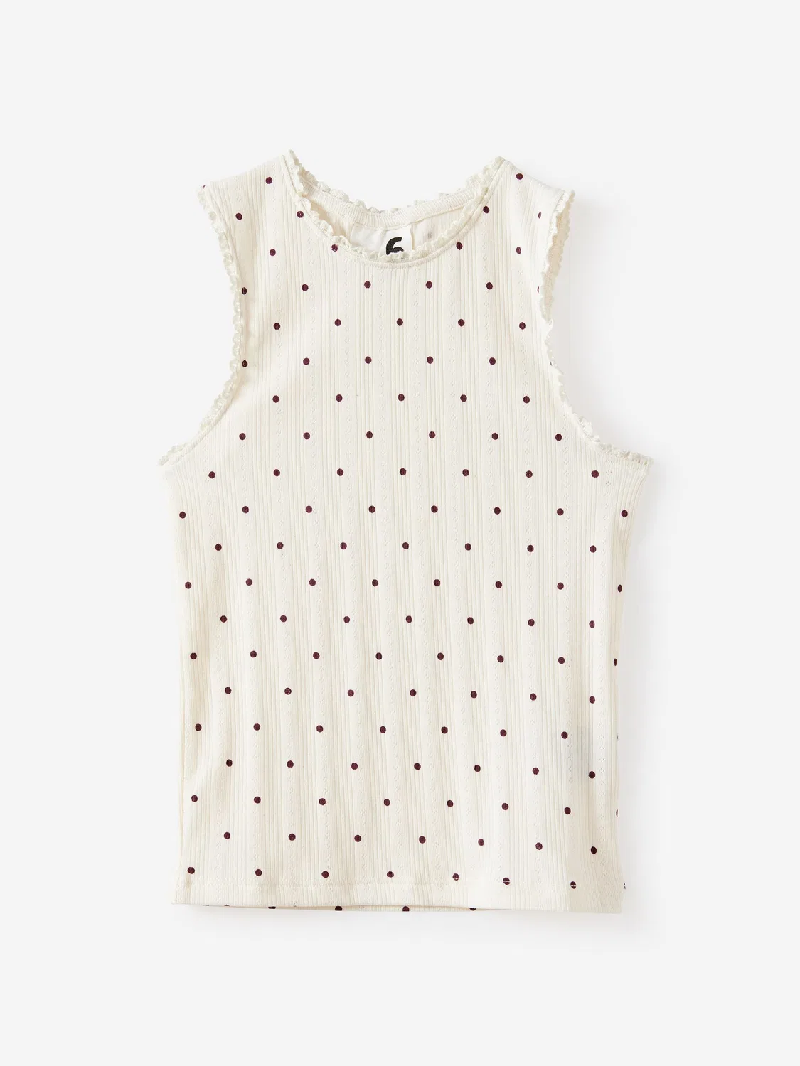 Комплект из топа и шорт Cotton On White Fitted Essential Tank & Kelcey Shorts Set, белый — фото 2