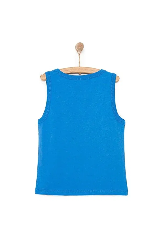 Детская футболка для мальчиков с принтом Hellobaby Basic, Ebebek Hello Baby, Blue — фото 2