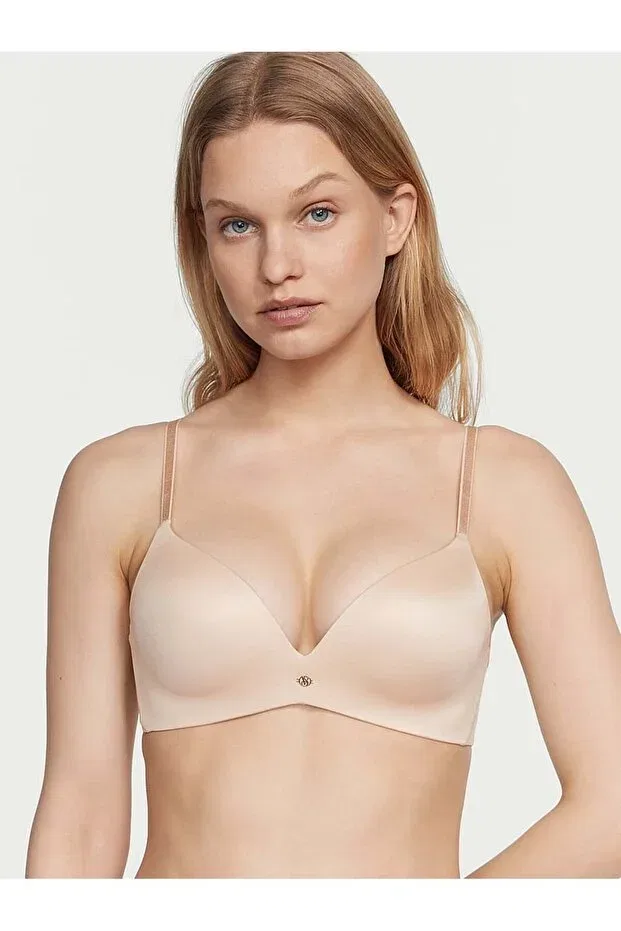 Женский бюстгальтер пуш-ап без косточек So Obsessed, Victoria'S Secret, Marzipan