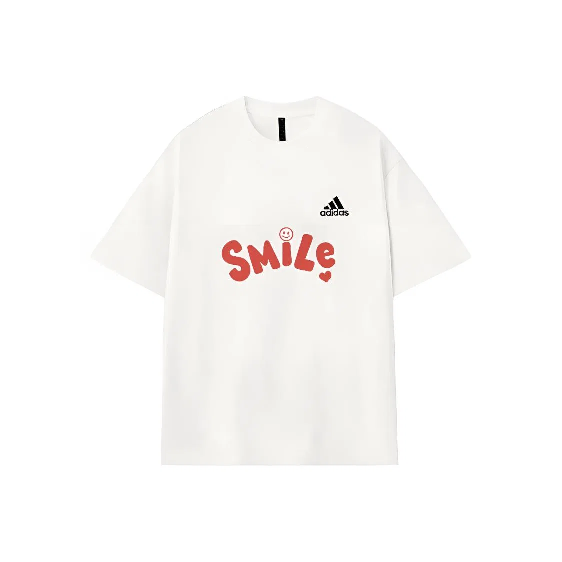 Футболка из хлопка с коротким рукавом Adidas, Ivory