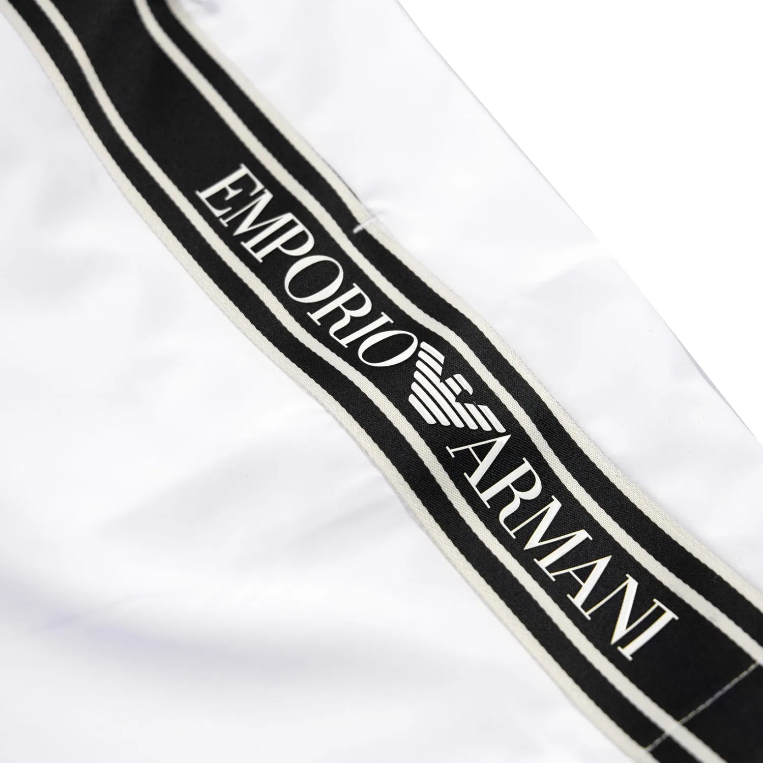 Мужские спортивные шорты для плавания боксеры Emporio Armani, White — фото 3