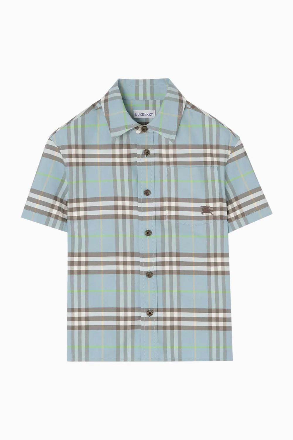 Рубашка в клетку хлопковая Burberry