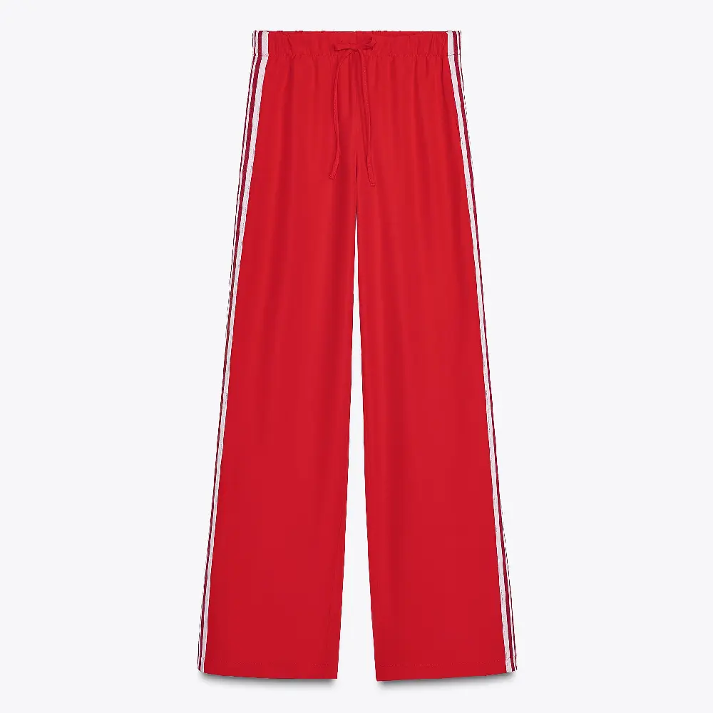 

Брюки Zara Side Taping, красный