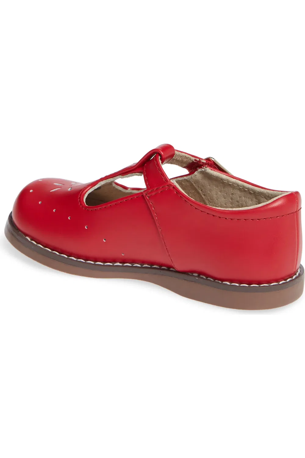 Детские туфли Мэри Джейн с цветочным декором Sherry Footmates, Apple Red — фото 2
