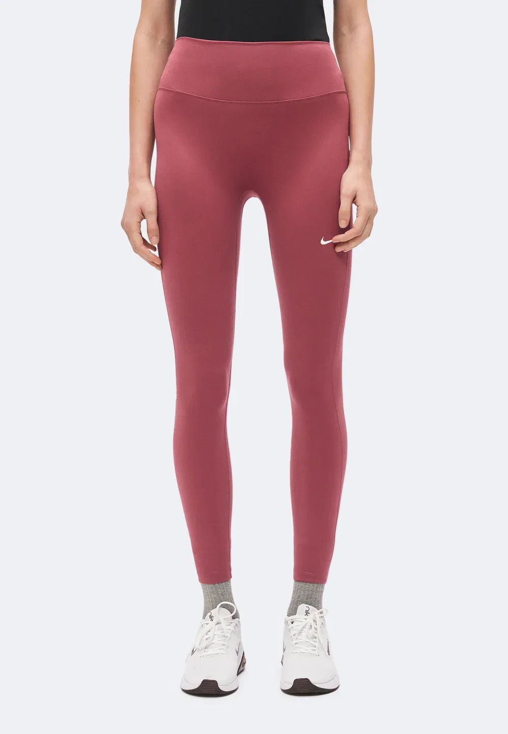 Одни обтягивающие леггинсы Nike Performance, Pink Smoke/White
