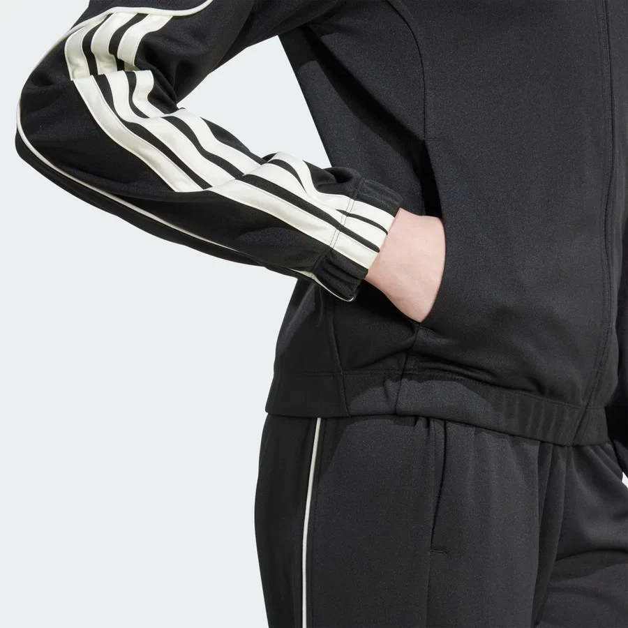 Спортивный костюм с длинным рукавом и молнией Sportswear JX0471 STADIUM 3-STRIPES TRACKSUIT adidas, Черный — фото 4