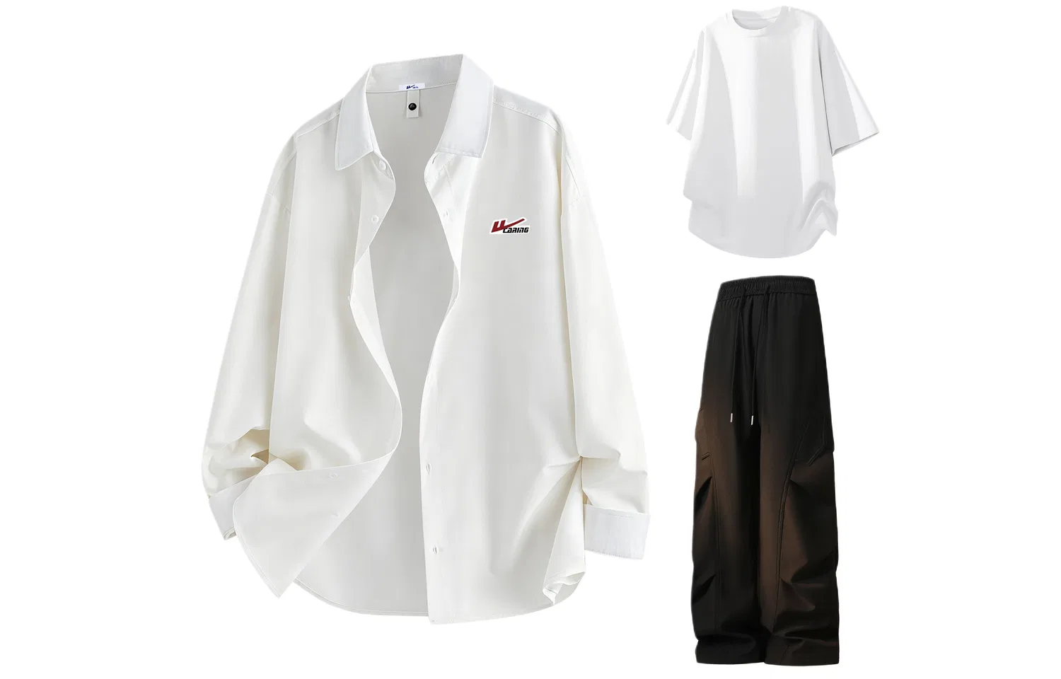 Детский комплект рубашек с принтом, 3 шт, Shirt Matching Set, WARRIOR