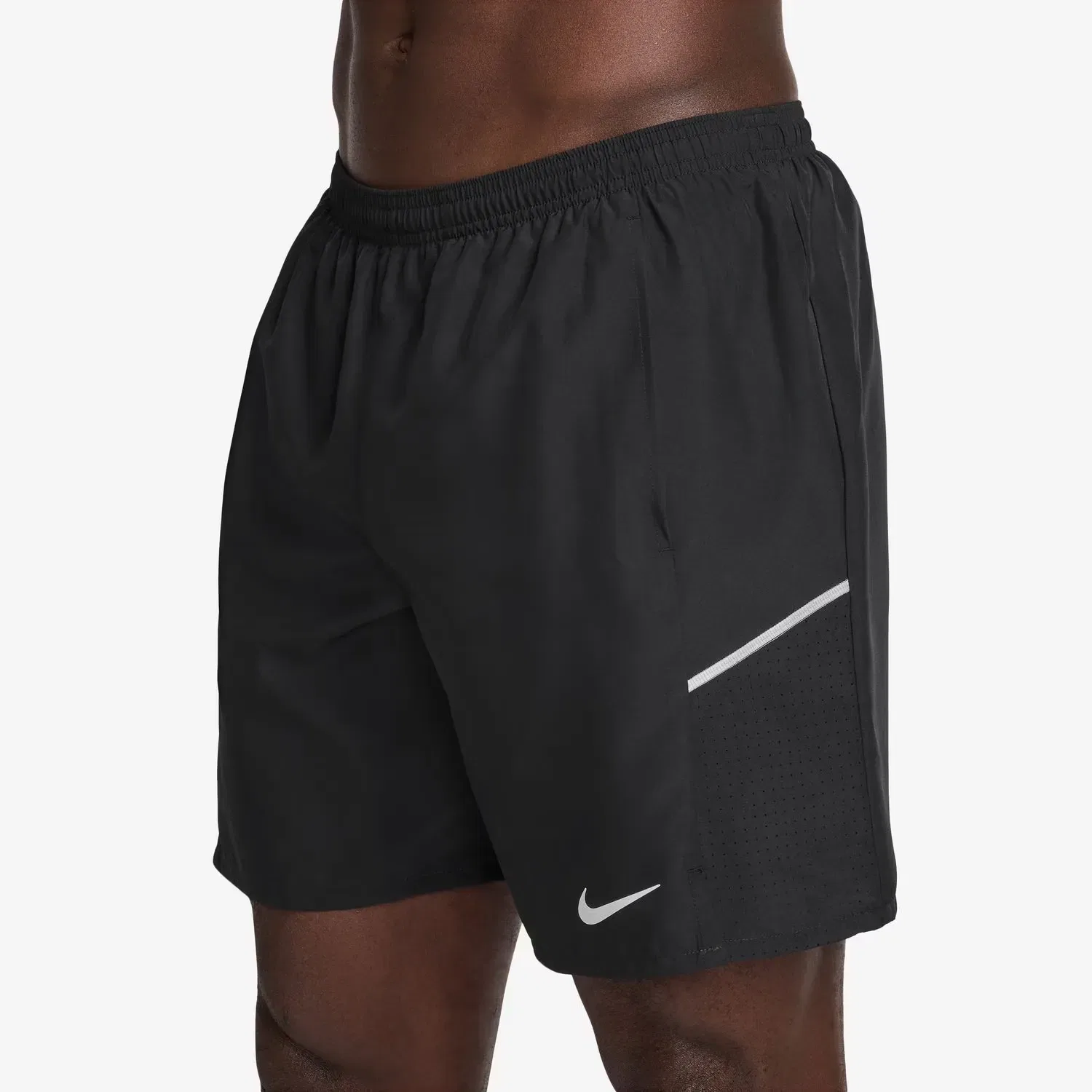 Мужские шорты с длинными компрессионными шортами Miler Dri-FIT Nike, Black — фото 3