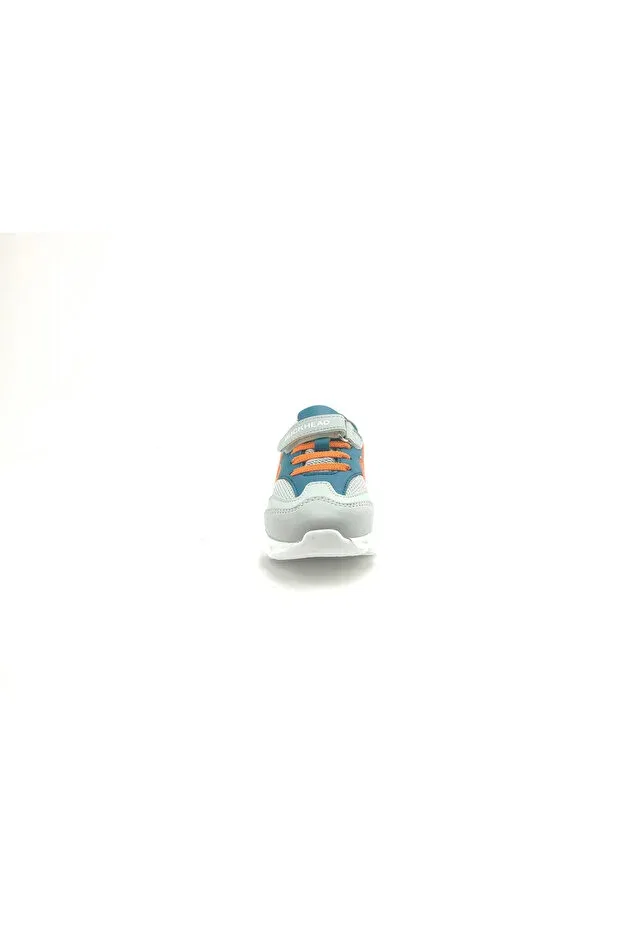 Детские кроссовки для девочек со светодиодами Buckhead, Blue - Orange — фото 3