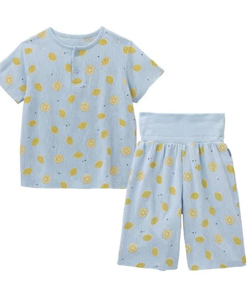 Детская пижама с длинным рукавоми принтом GITA, Saks Blue