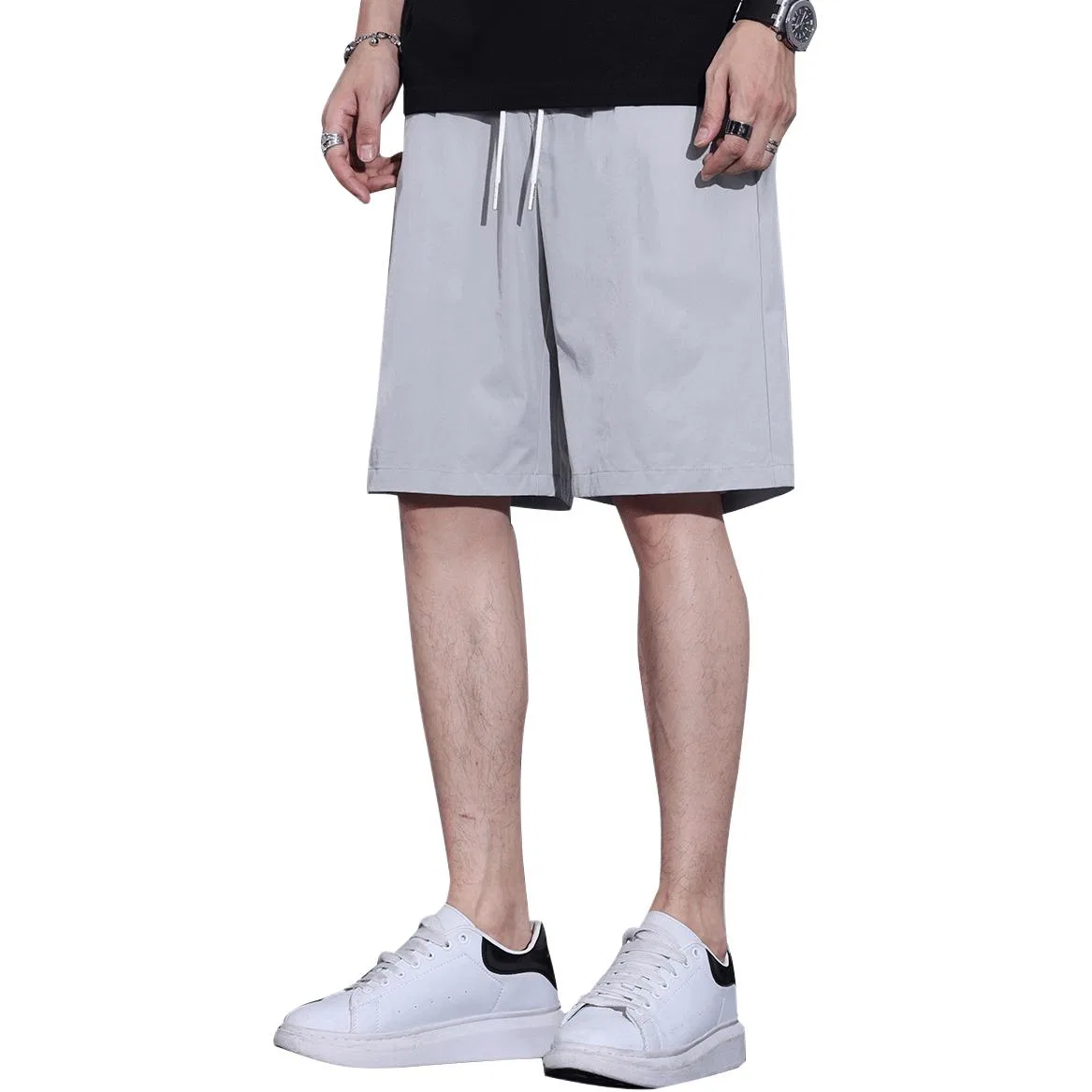 Детские шорты дышащие свободные Tonlion, Light Gray