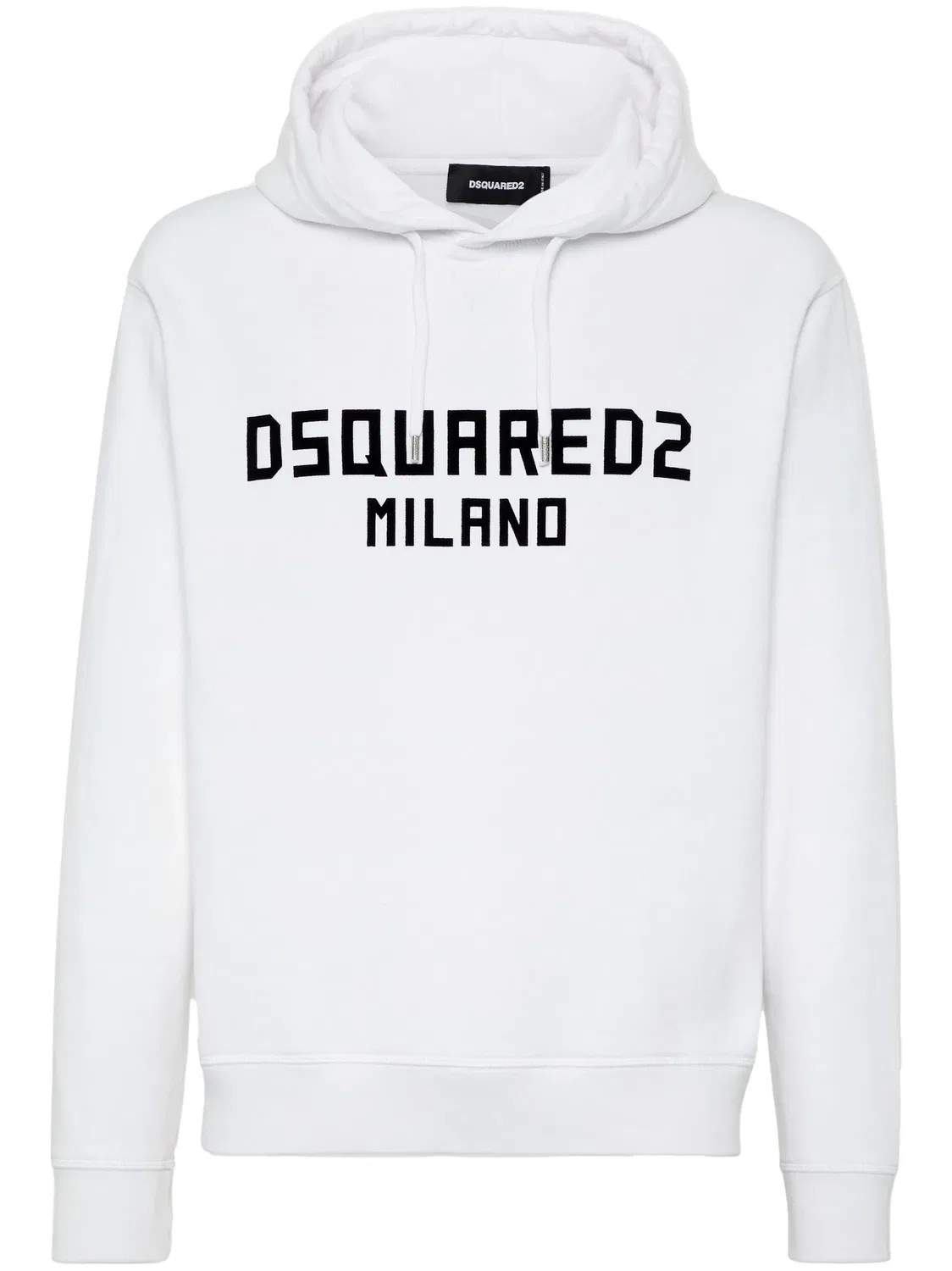 Толстовка с капюшоном на шнуровке DSQUARED2, белый