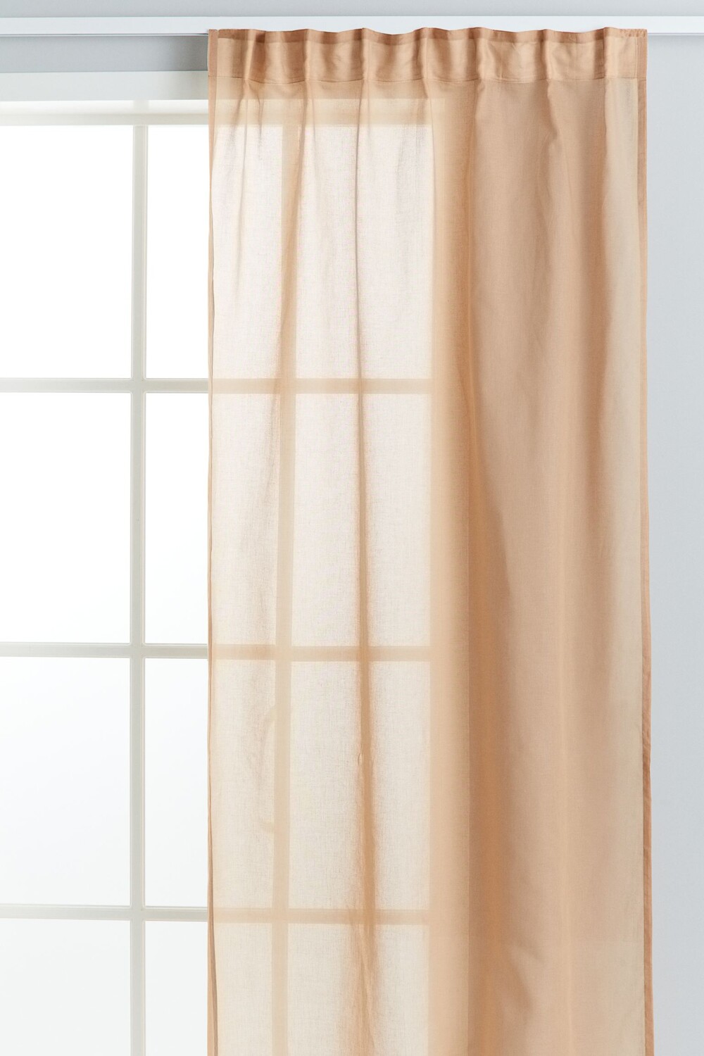 

Комплект штор H&M Home Airy Multiway, 2 предмета, бежевый
