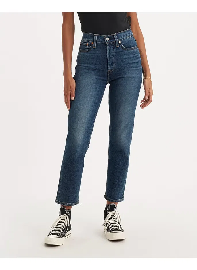 Джинсы прямые с эффектом подъема Wedgie Straight Fit Levi'S, темно-синий
