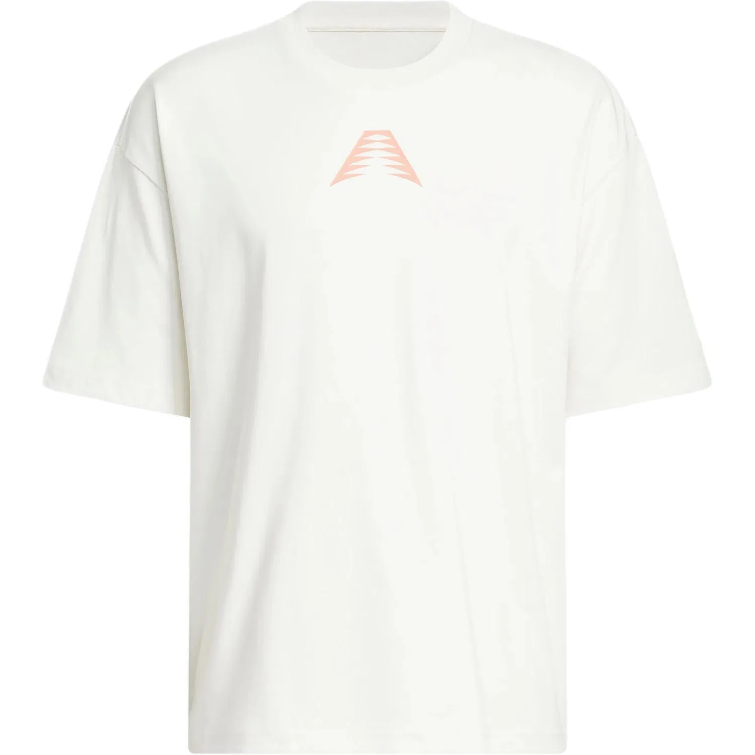 Мужская футболка с круглым вырезом Adidas Anthony Edwards White/Hazy Coral Powder