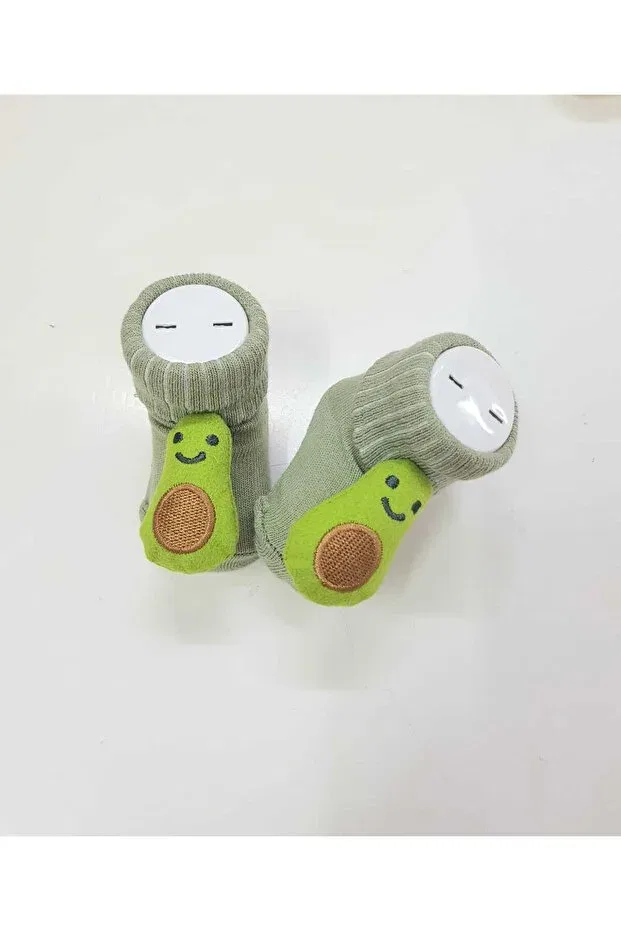Детские носки для новорожденных с принтом Avocado accessories Baby By Bumbo, Green