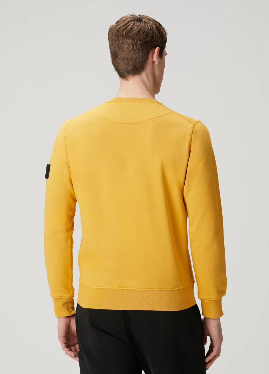 Свитшот Stone Island, желтый — фото 4