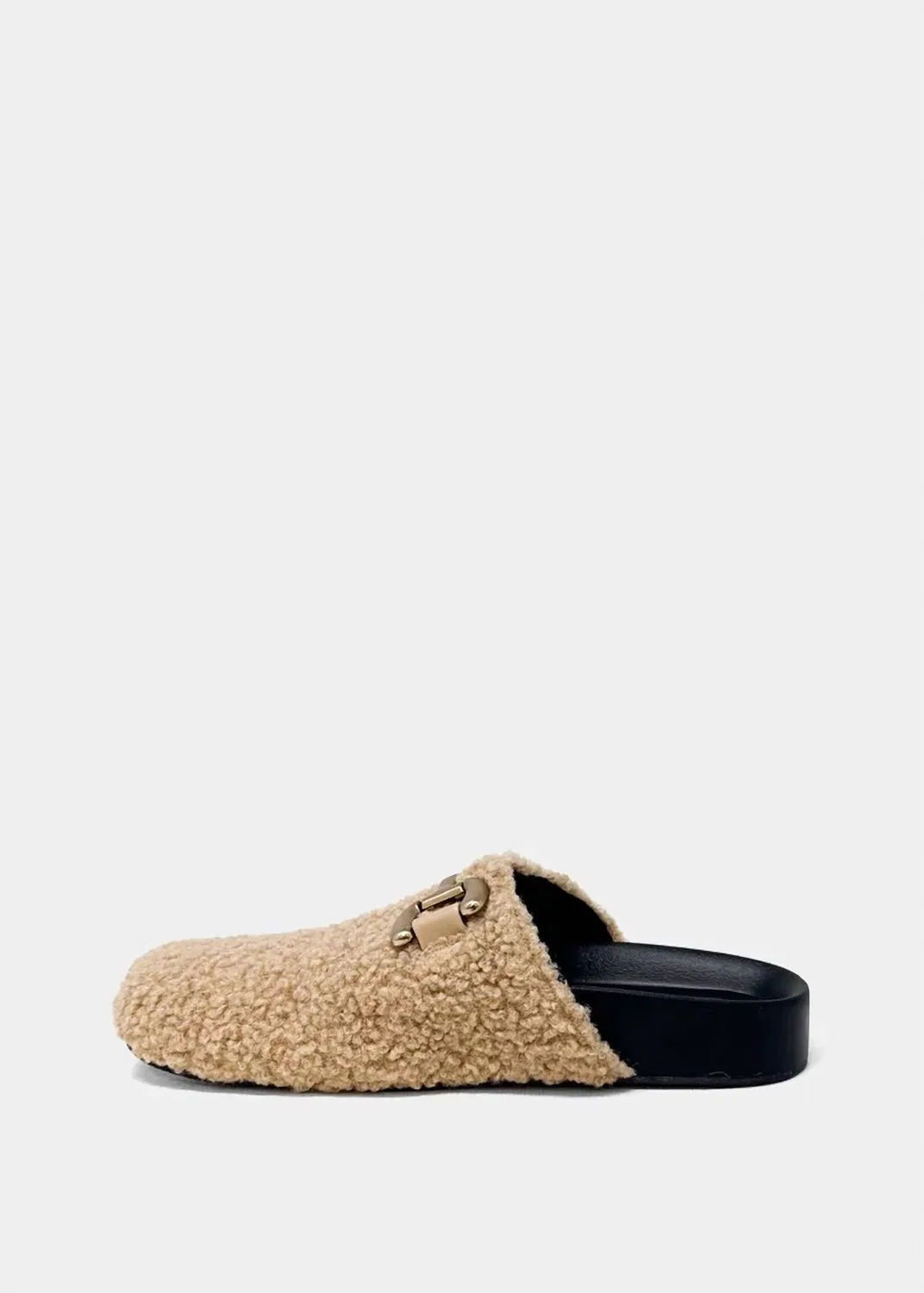 Детские клоги-мюли для девочек Azalea Mini Clog SHU SHOP, бежевый — фото 2