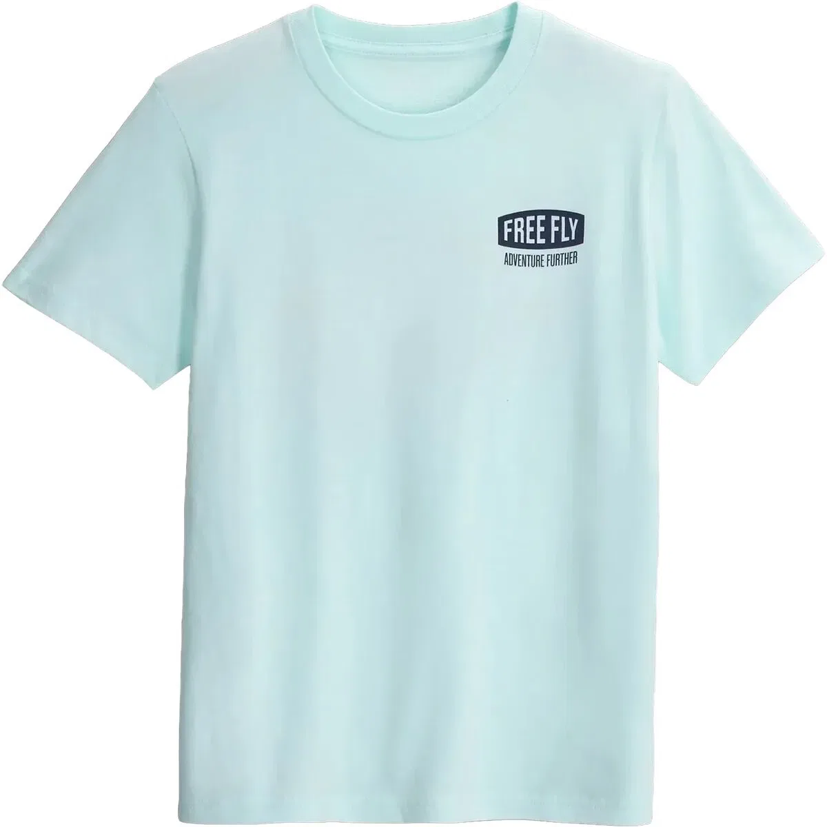Детская футболка с принтом Adventure Rig T-Shirt Free Fly, Heather Tropic Sea — фото 2