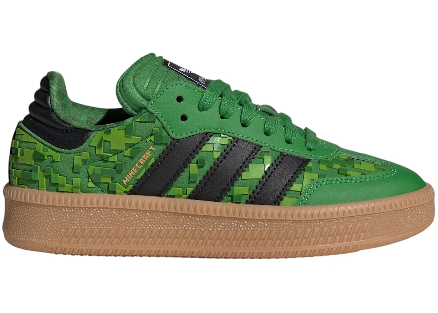 Детские кроссовки Lifestyle Adidas Samba XLG, Green/Core Black/Cloud White