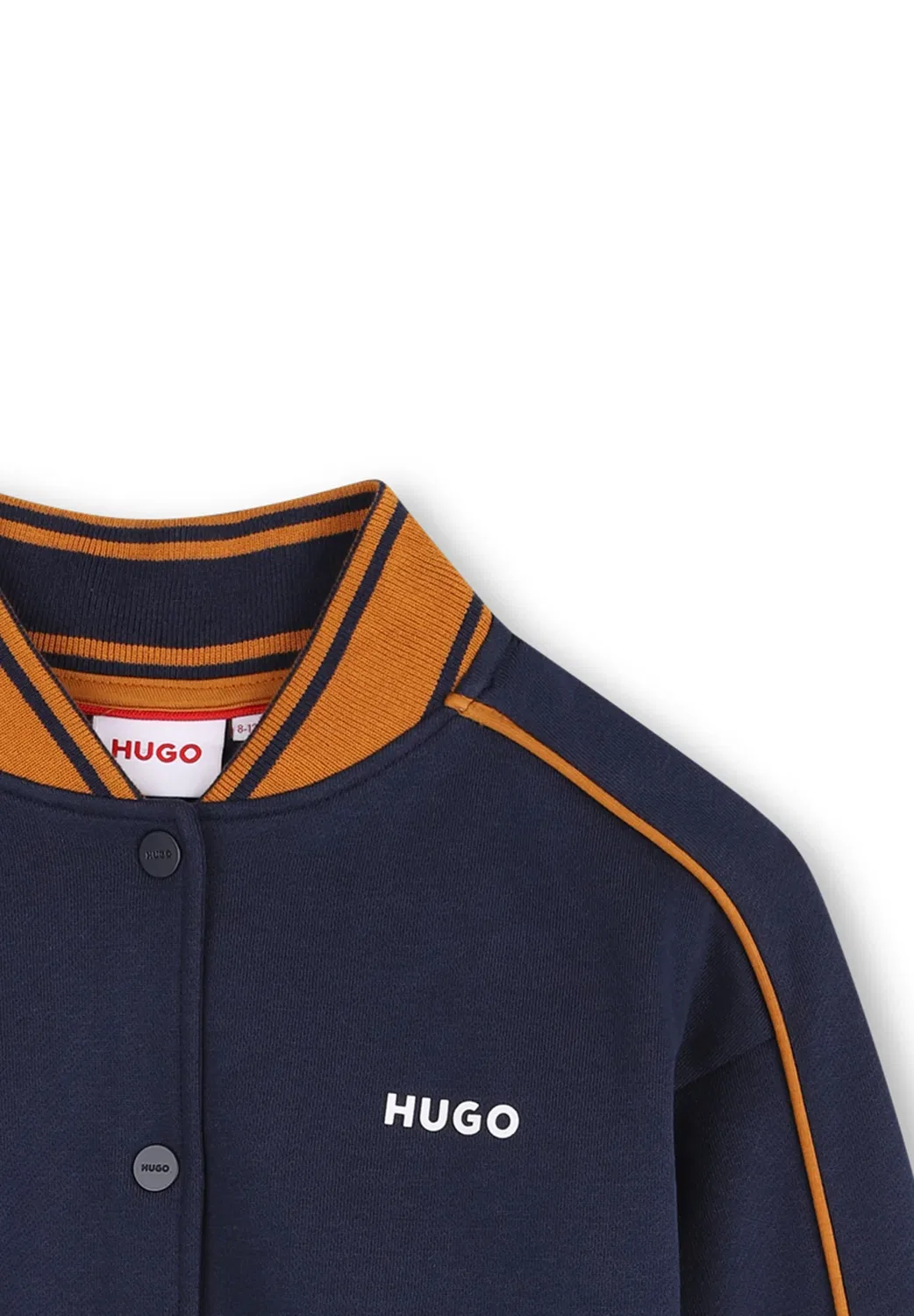 Кардиган для детей и подростков - толстовка на молнии Hugo Kids, Navy — фото 3