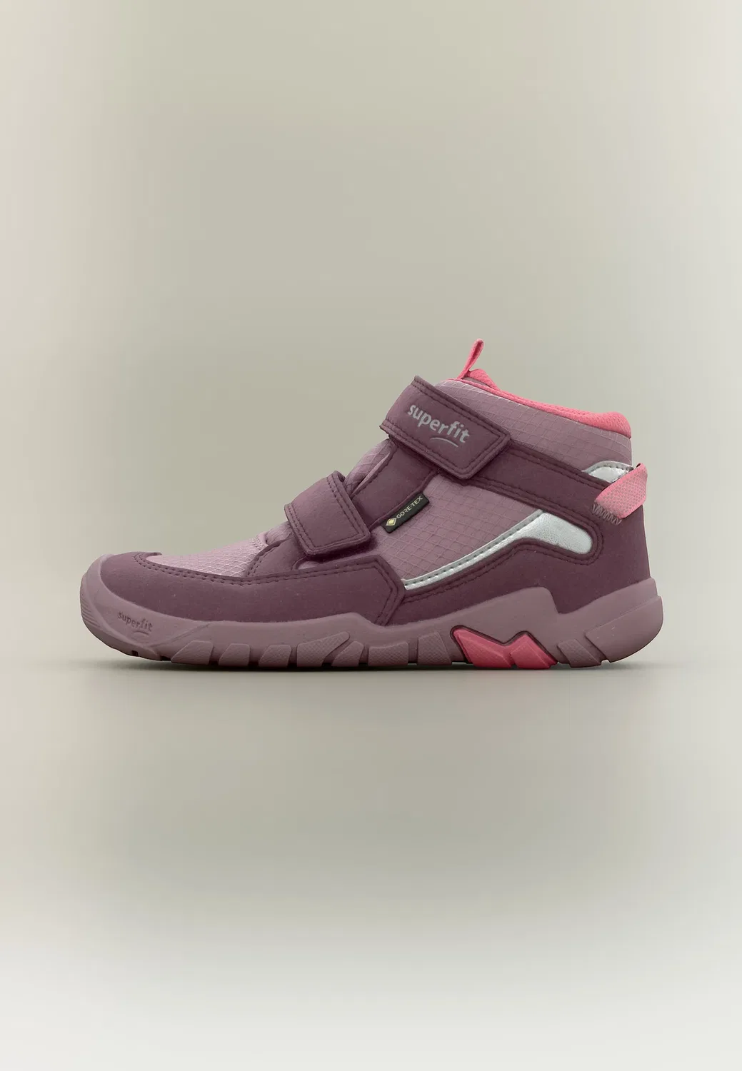 Ботинки Barefoot Gore-Tex Trace - классические ботильоны Superfit, Rot/Rosa