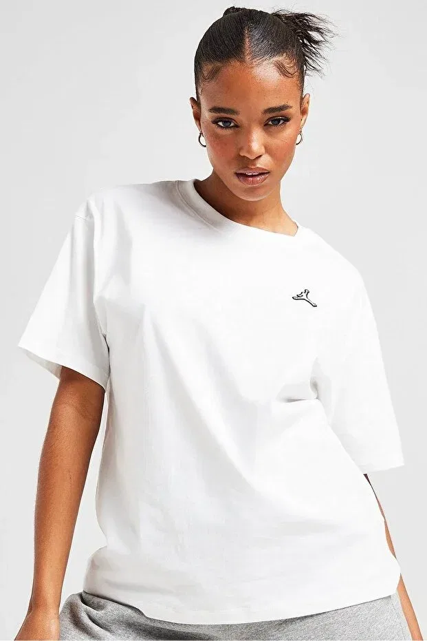 Женская футболка свободного кроя Nike, White