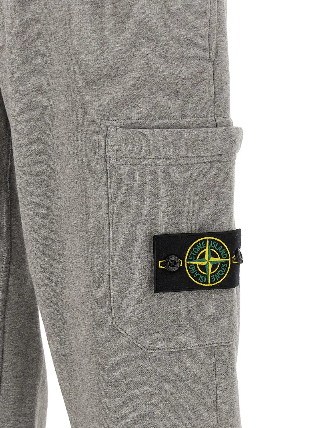 Мужские джоггеры зауженные с карманами 6200010 Stone Island, Gray — фото 4
