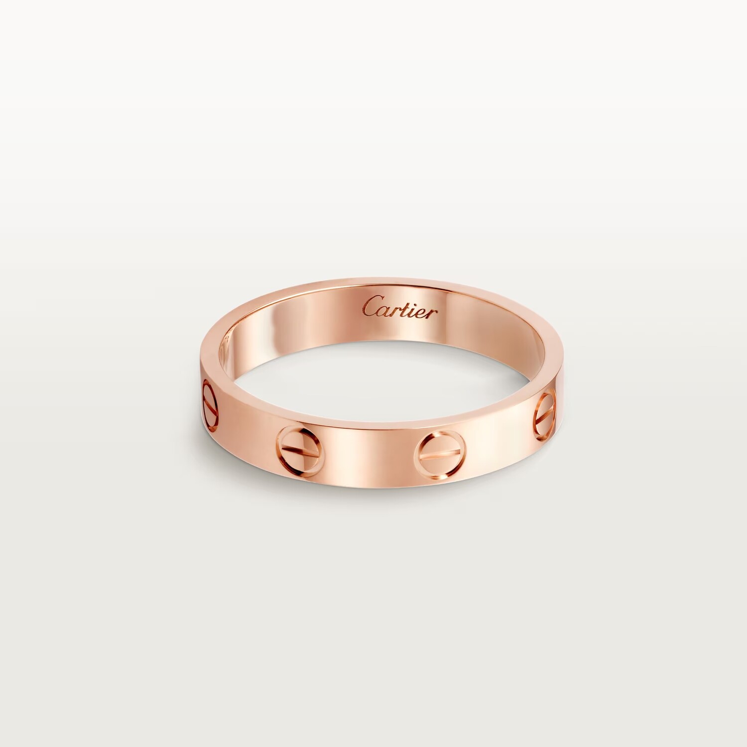 

Обручальное кольцо Cartier Love, розовое золото