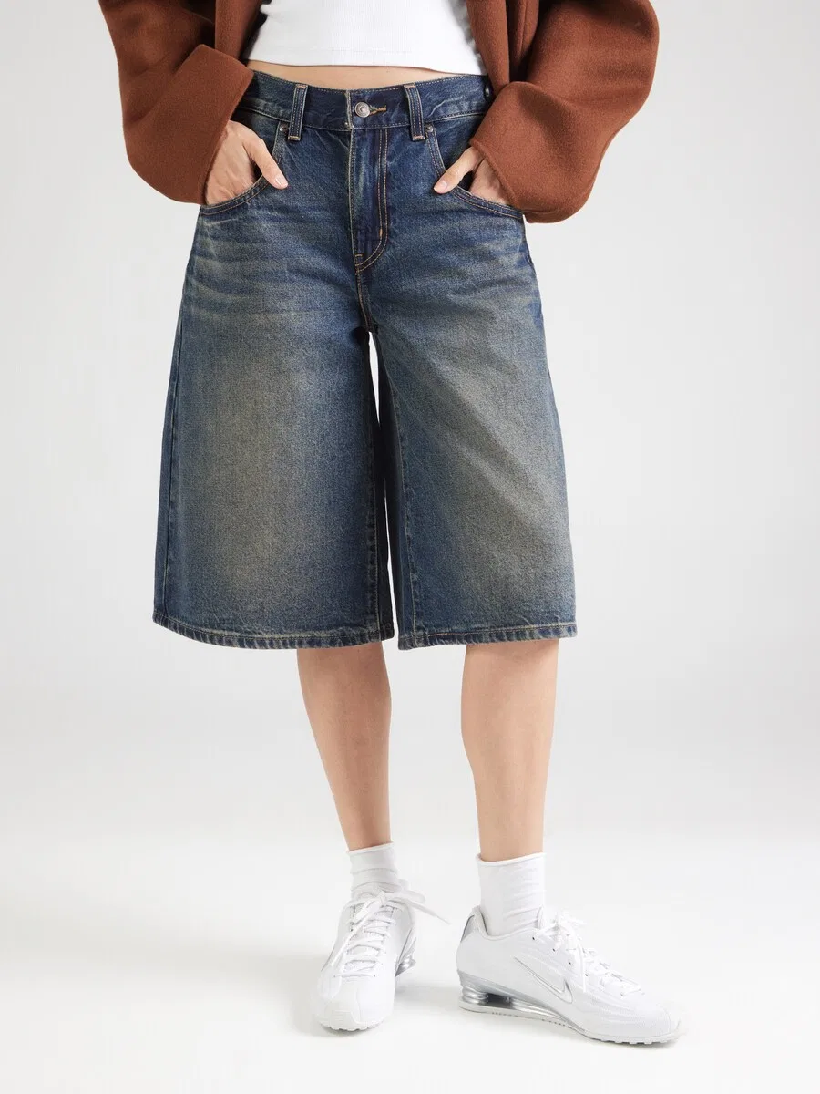 Шорты LEVI'S Baggy 'Super Baggy' темно-синего цвета — фото 3