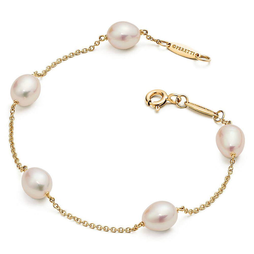 Браслет Tiffany & Co. Elsa Peretti Pearls by the Yard, золото — фото 2