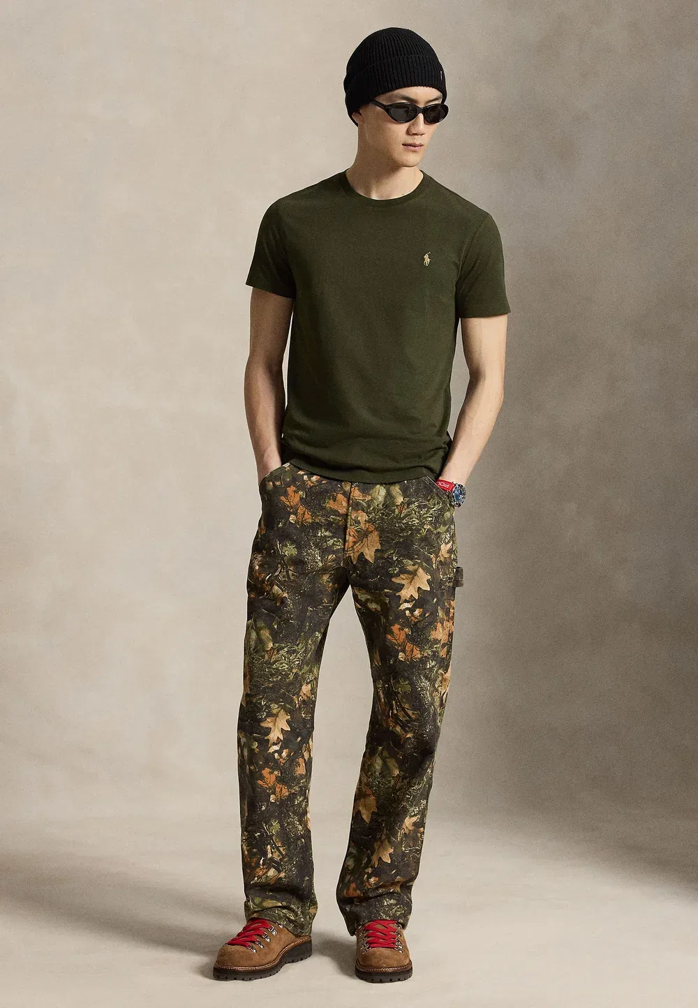 Футболка с коротким рукавом - базовая модель Polo Ralph Lauren, Company Olive — фото 2