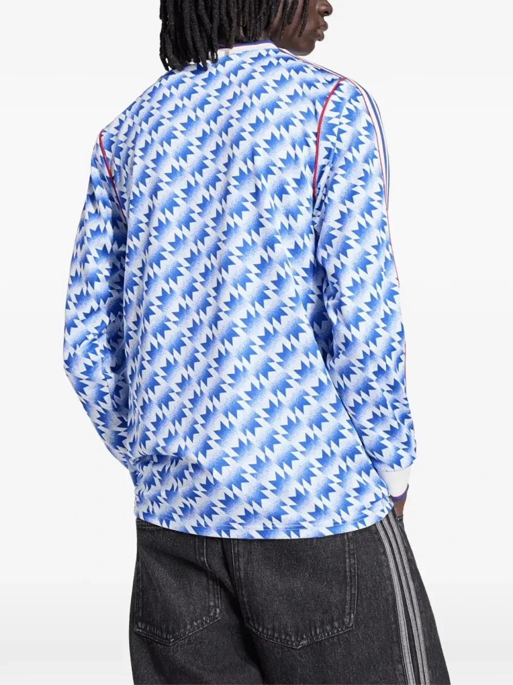 Футболка Manchester United 90 Away Adidas, синий — фото 3