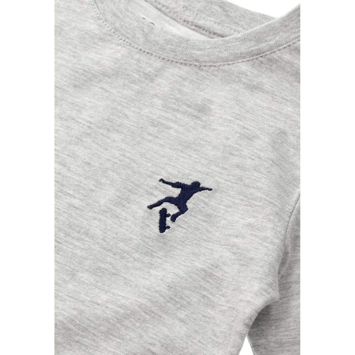 Футболка с принтом Skater Mabu Kids, серый — фото 2