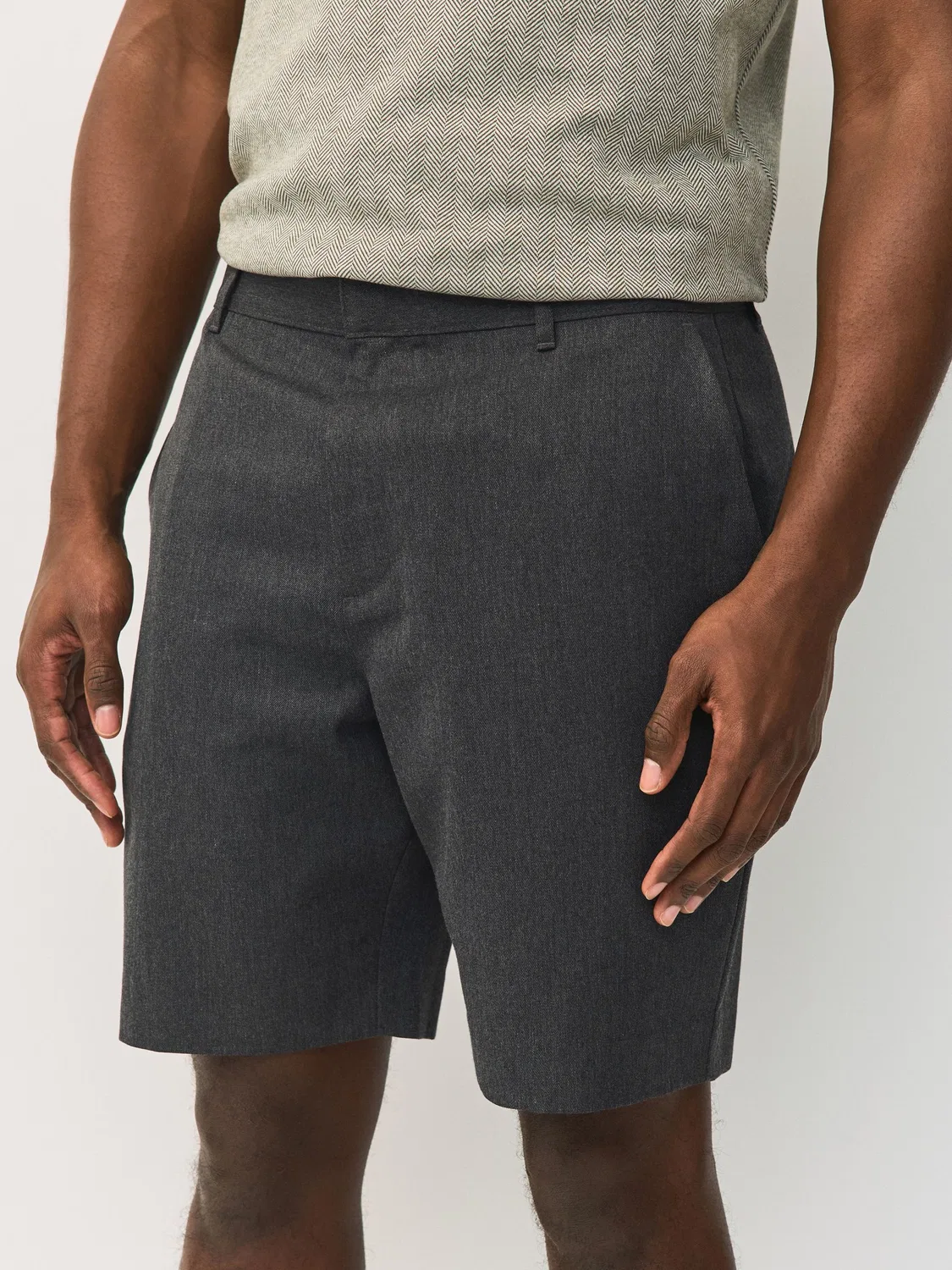 Шорты прямые Regular Fit 2 Pack Next, угольно-серый — фото 3