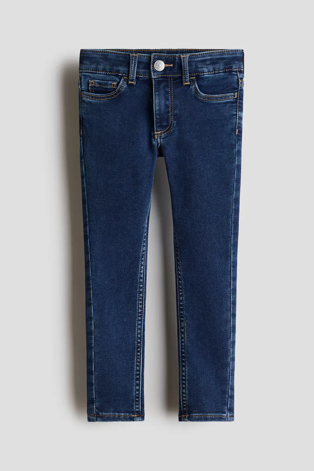 Супермягкие джинсы-скинни H&M, Dark Denim Blue