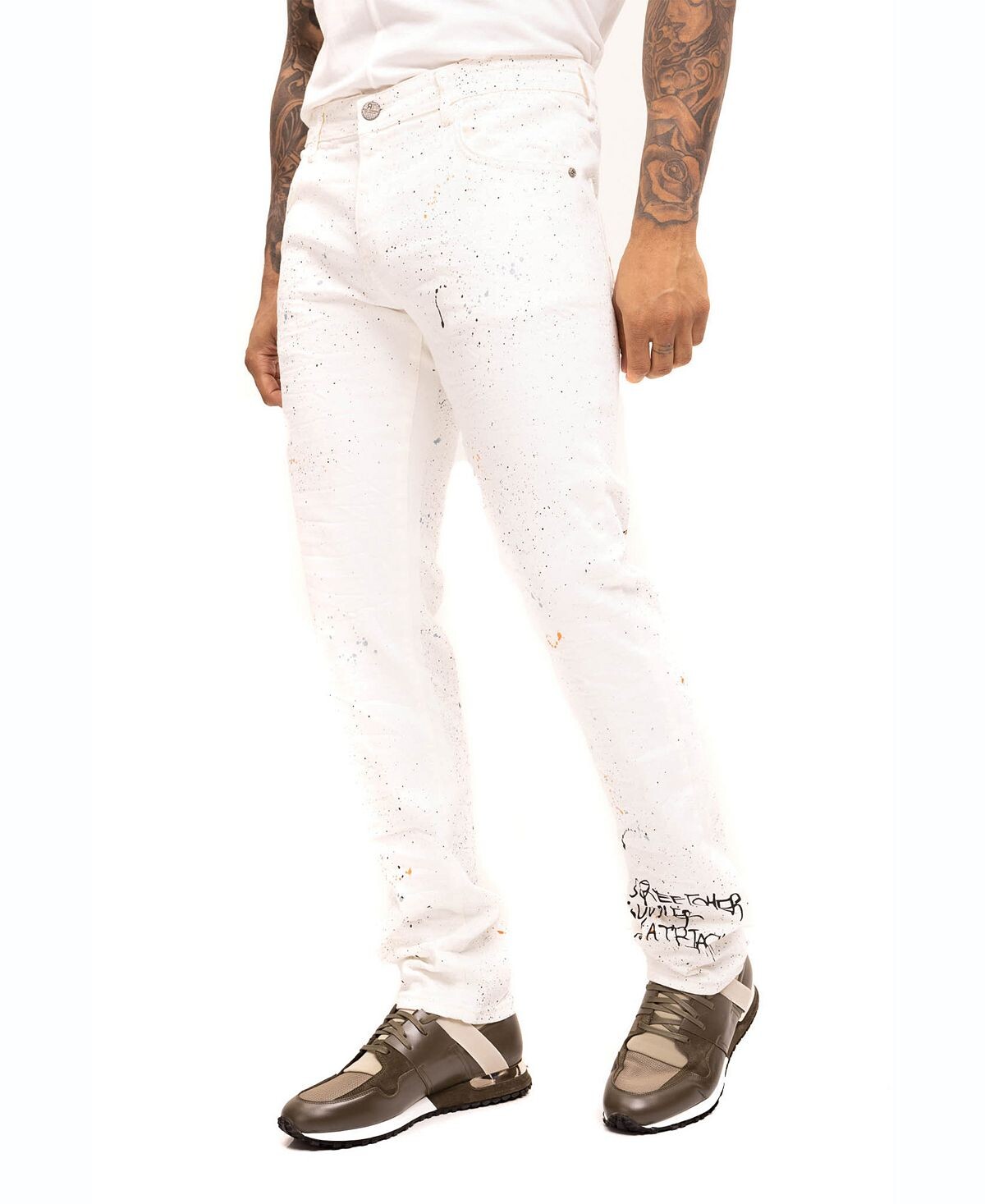 

Мужские джинсы modern downer denim RON TOMSON, белый