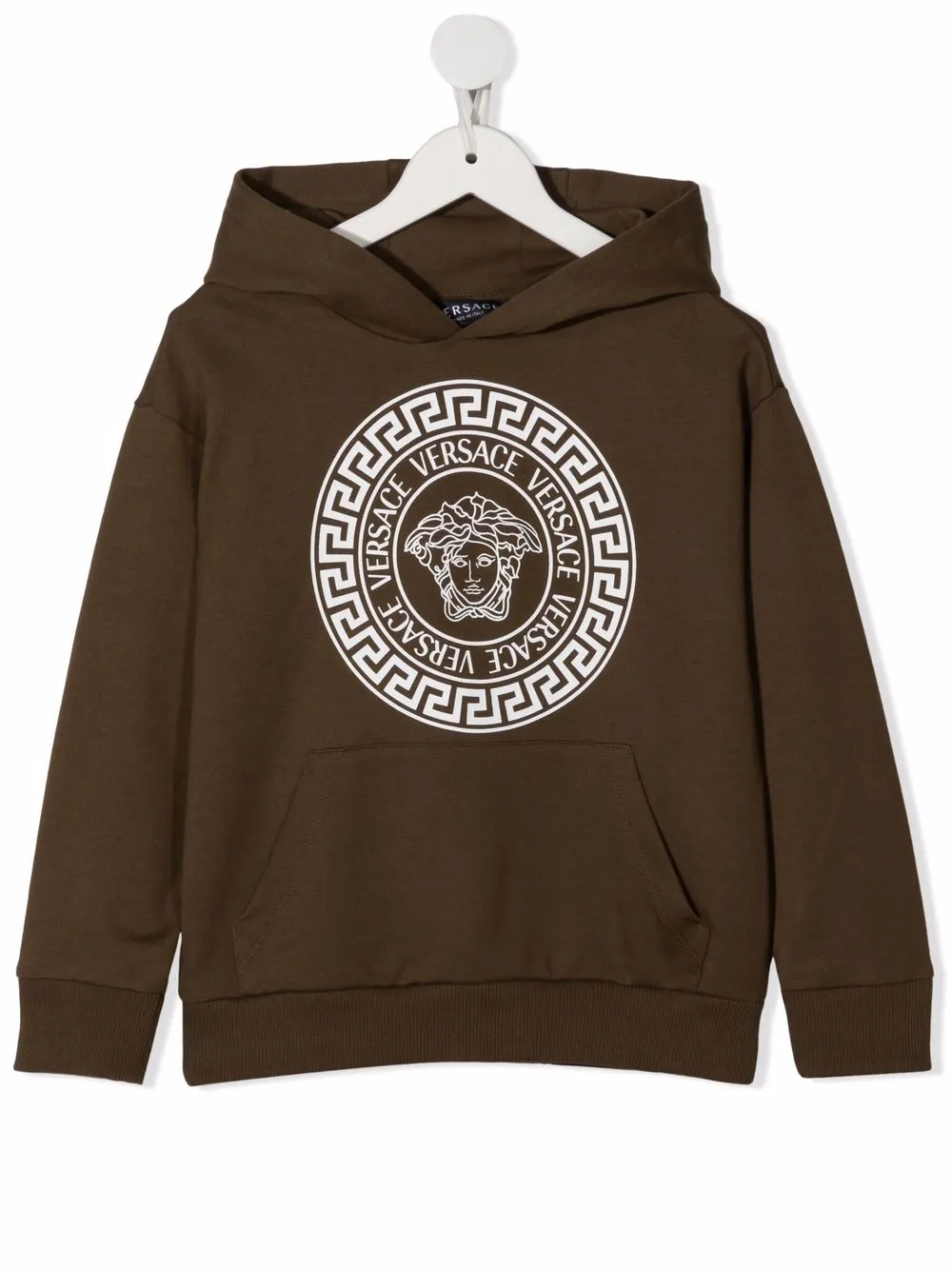 

Худи с логотипом Versace Kids, зеленый