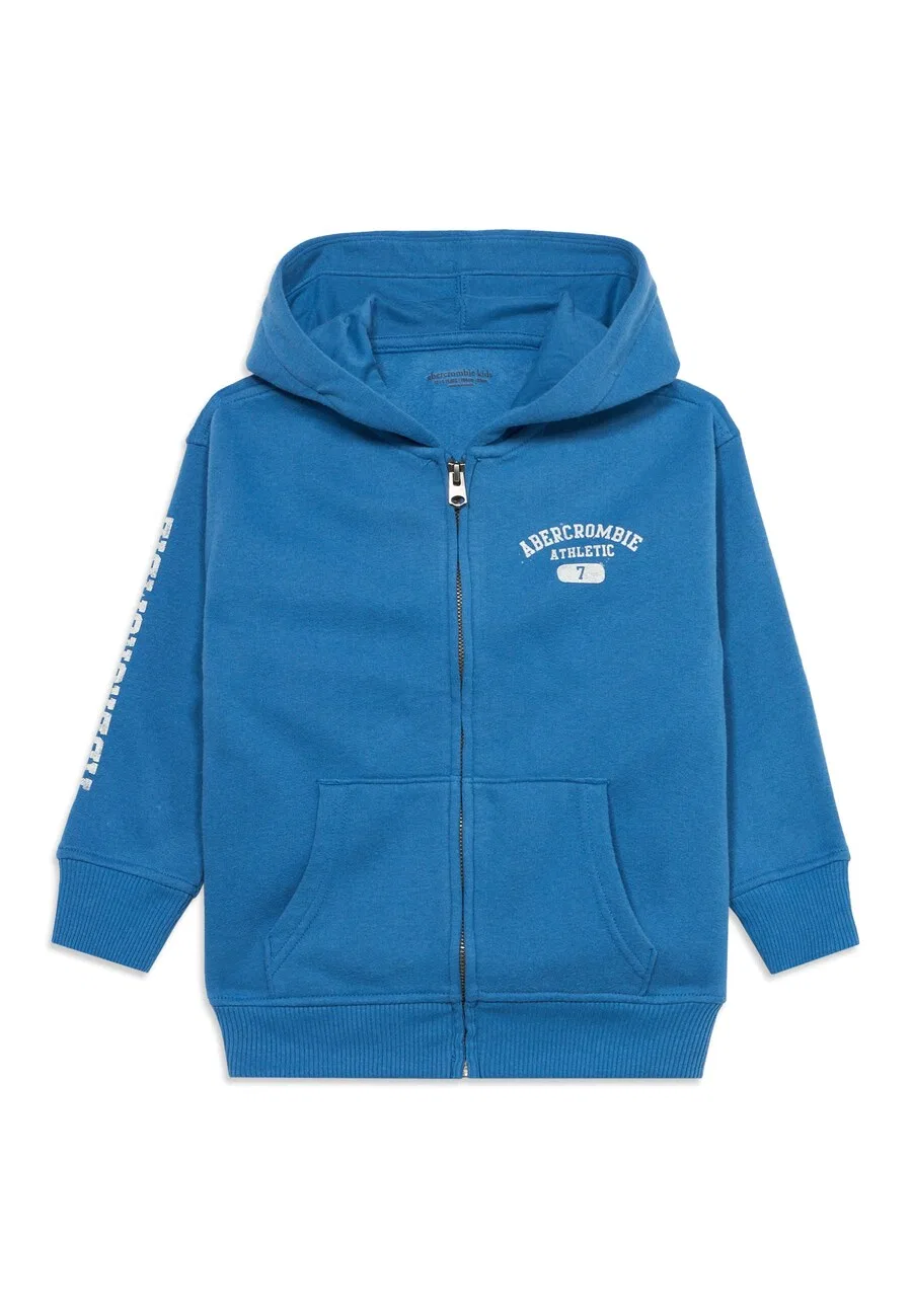 Худи на молнии Abercrombie & Fitch, королевский синий