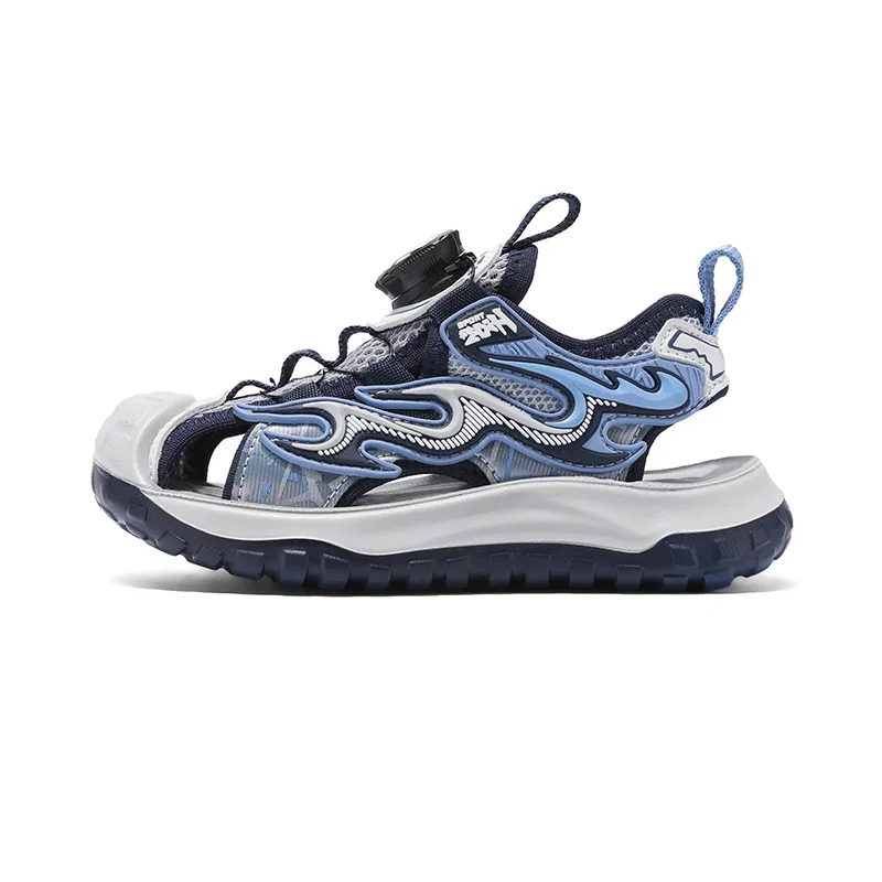 Детские сандалии из сетки и синтетической кожи VENICEW, Dark Blue