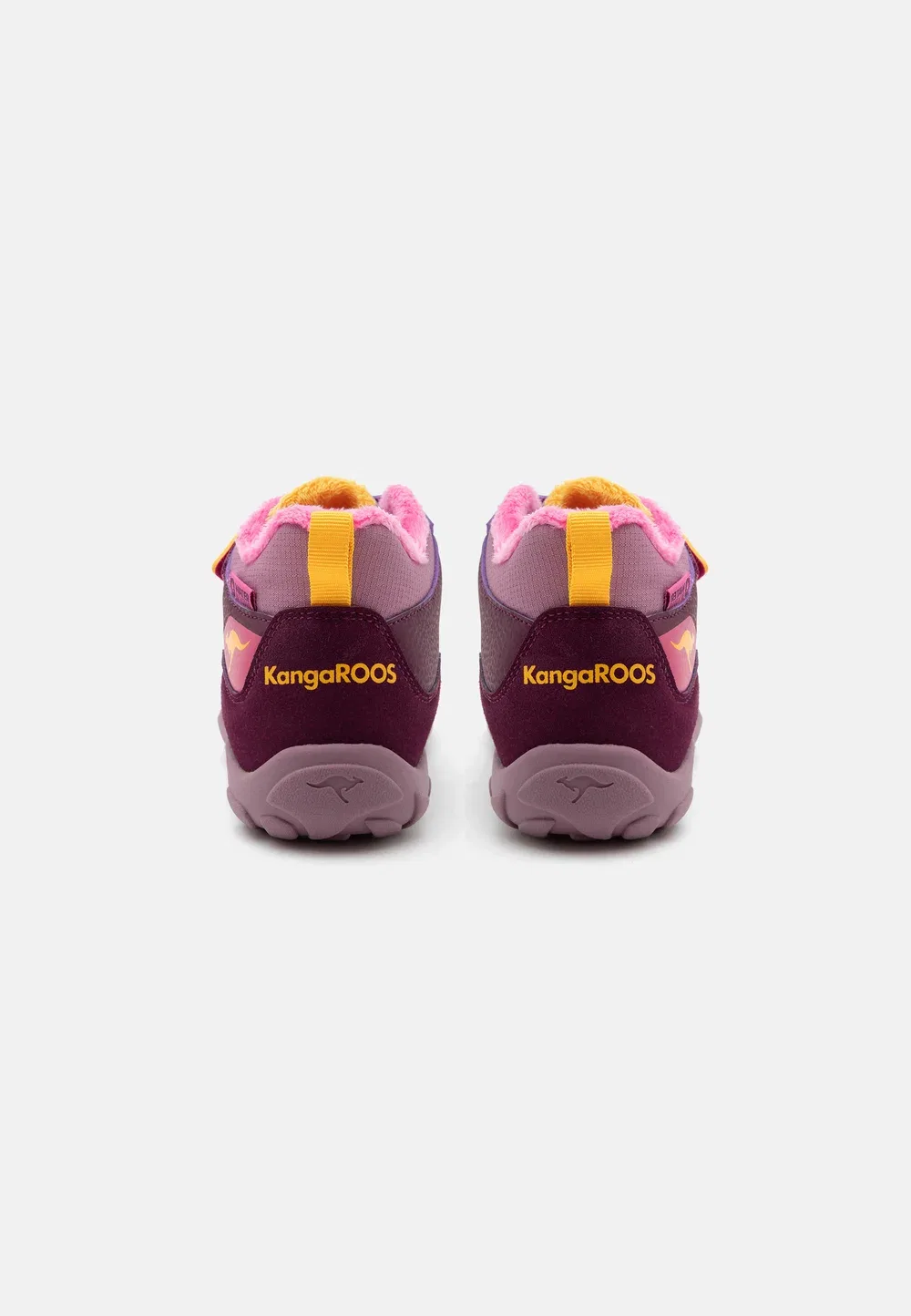 K bxk grashopper средней босиком, унисекс - высокие кроссовки Kangaroos, Blackberry/Pop Pink — фото 3