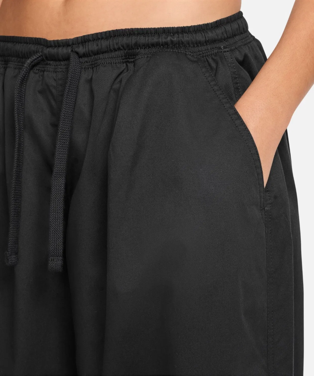 Женские спортивные штаны свободного кроя с низкой посадкой Nike Sportswear, Black — фото 3
