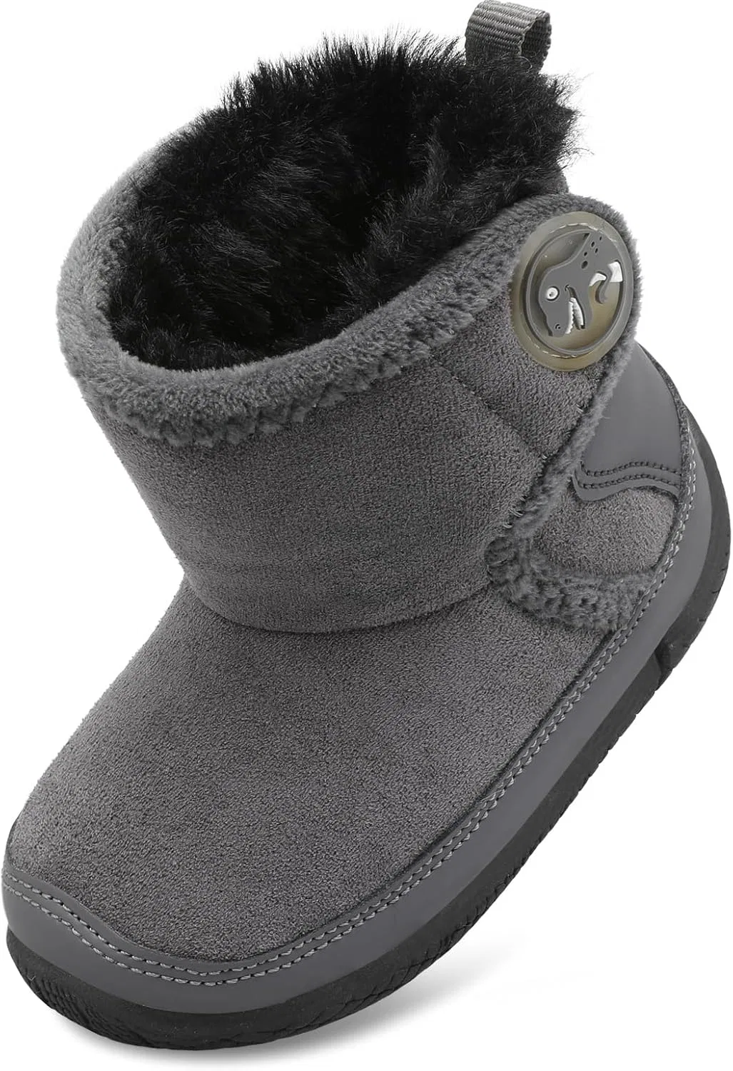 Детские ботинки для девочек и мальчиков с липучкой JIASUQI, Grey