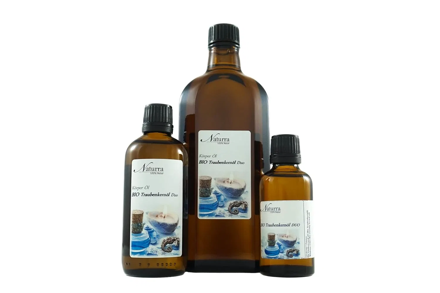 Набор масел Organic Grape Seed Oil Duo 50 ml, Naturra, Jojoba Oil — фото 4