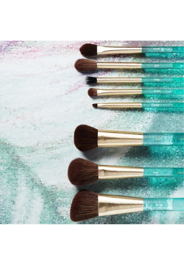 Набор кистей для макияжа Aquamarine essential brush set, Nabla — фото 3