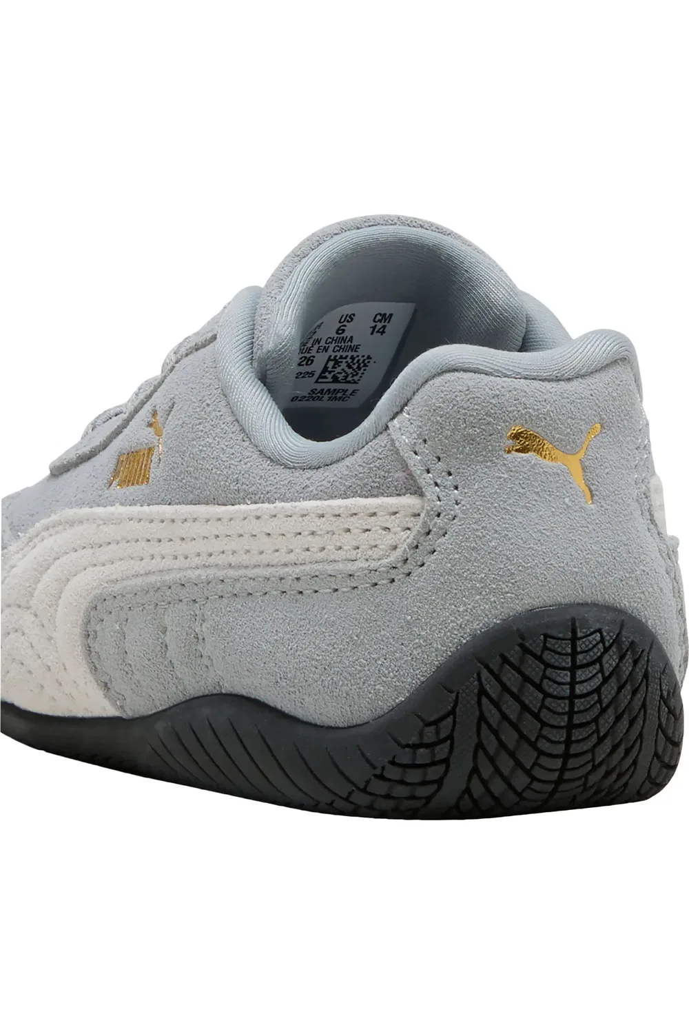 Детские кеды на плоской подошве Speedcat OG PUMA, Cool Mid Gray/Puma White — фото 2