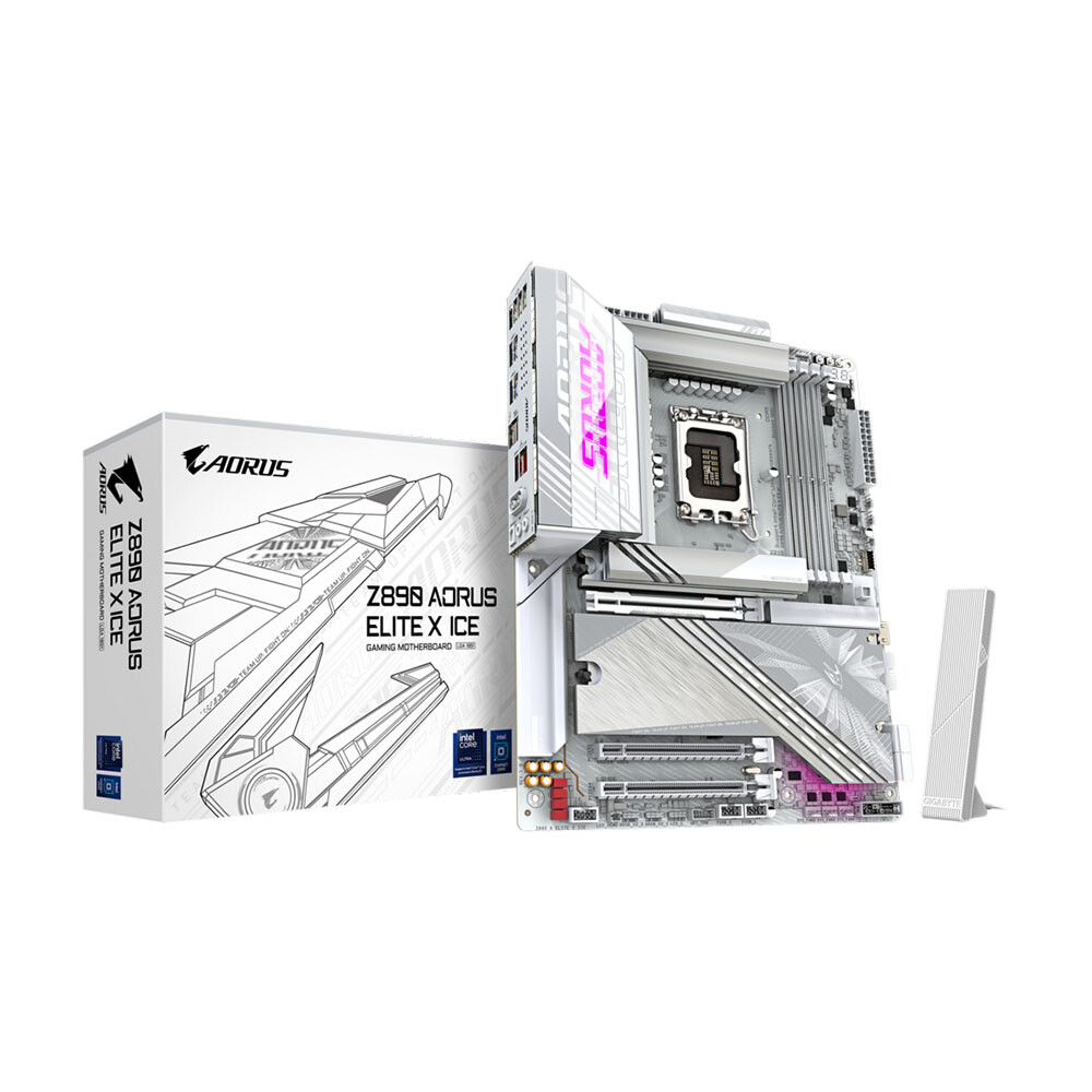 

Материнская плата Gigabyte Z890 Aorus Elite X Ice, LGA1851, DDR5, Wi-Fi