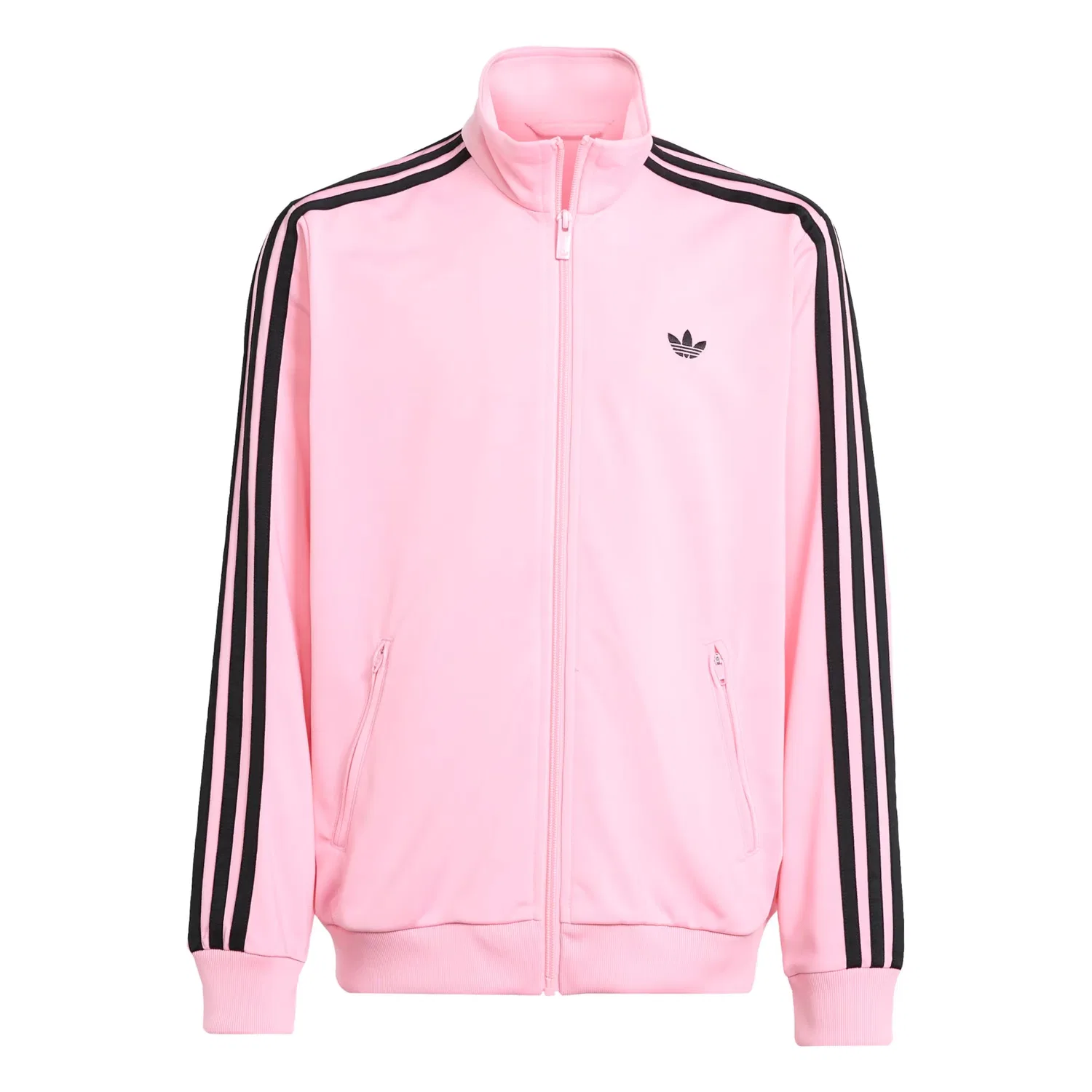 Толстовка на молнии Adidas Originals Firebird розового цвета